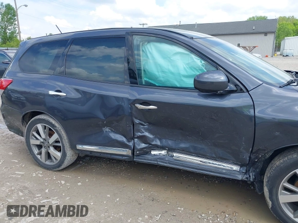 2014 Nissan Pathfinder S with VIN 5N1AR2MM5EC650785, listed as a IAAI auction lot 42209208 with 149,599 mi miles and . Bid and sale history available at DreamBid. Image 6.