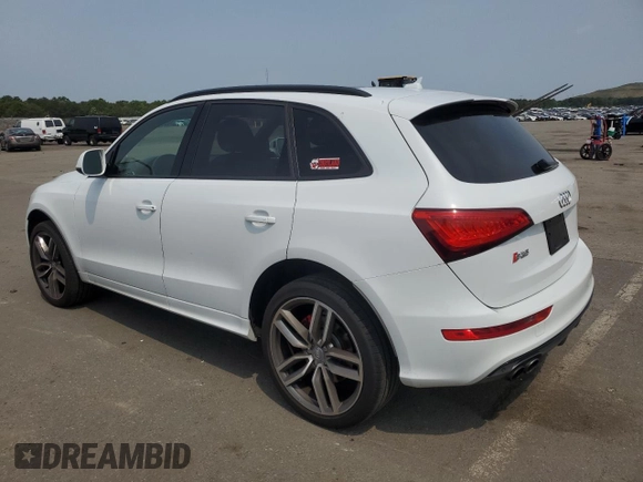 2016 Audi SQ5 Premium Plus with VIN WA1CCAFP1GA011621, listed as a Copart auction lot 60079875 with 94,871 mi miles and Salvage title. Bid and sale history available at DreamBid. Image 2.