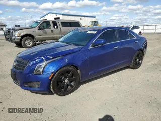 2013 Cadillac ATS z VIN 1G6AA5RA3D0154057, wystawiony jako Copart lot #52747075 z przebiegiem 123 783 mil mil oraz Szkoda całkowita • Salvage title. Historia ofert i sprzedaży dostępna na DreamBid. Obrazek 1.