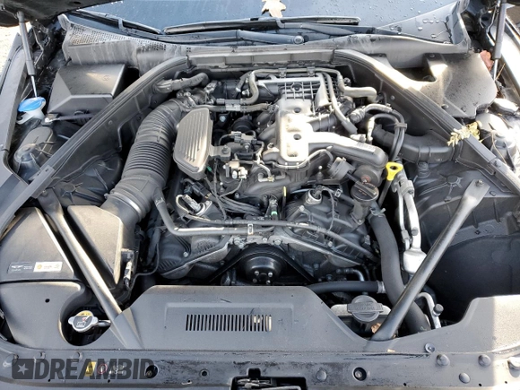 2017 Genesis G80 3.8L with VIN KMHGN4JE2HU205269, listed as a Copart auction lot 50288695 with Not Provided miles and Salvage Title. Bid and sale history available at DreamBid. Image 12.