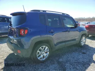 2018 Jeep Renegade Latitude with VIN ZACCJABB9JPH62821, listed as a Copart auction lot 49298745 with 93,646 mi miles and Salvage Title. Bid and sale history available at carsss.com. Image 3.
