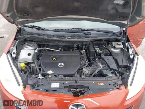2014 Mazda Mazda5 Sport with VIN JM1CW2BLXE0163261, listed as a IAAI auction lot 41968929 with 149,215 mi miles. Bid and sale history available at carsss.com. Image 10.