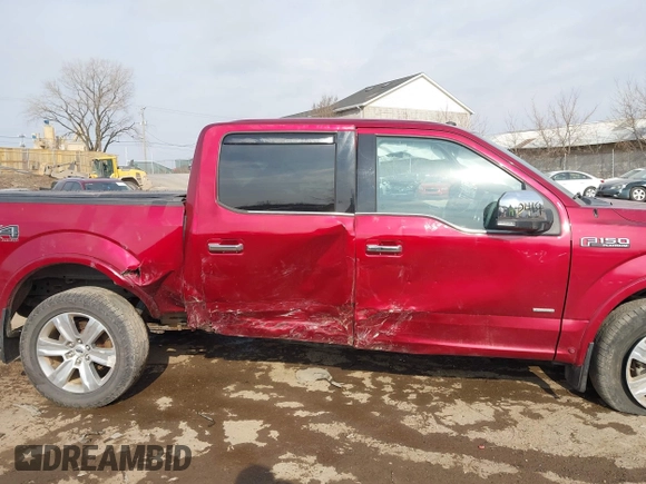 2017 Ford F-150 XL with VIN 1FTEW1EG3HFB76923, listed as a IAAI auction lot 40390419 with 140,758 mi miles. Bid and sale history available at carsss.com. Image 13.