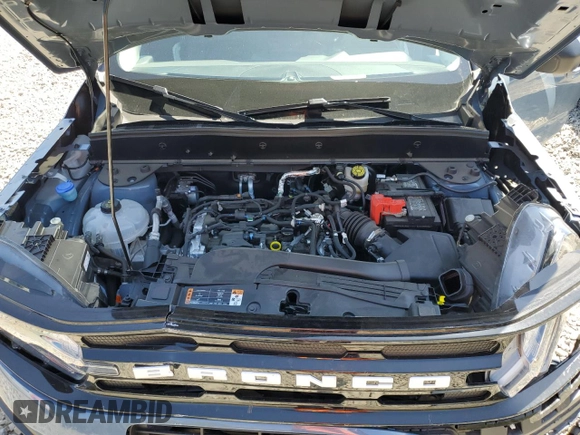 2024 Ford Bronco Sport Outer Banks with VIN 3FMCR9C60RRE65491, listed as a Copart auction lot 58210735 with 6,723 mi miles and Salvage title. Bid and sale history available at DreamBid. Image 12.