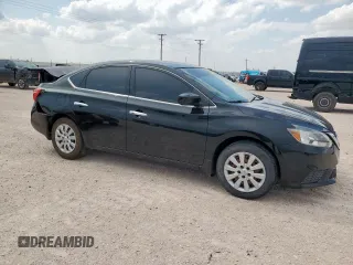 2017 Nissan Sentra S with VIN 3N1AB7AP6HY384390, listed as a Copart auction lot 58981285 with 97,286 mi miles and Salvage title. Bid and sale history available at DreamBid. Image 4.