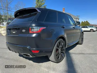 2021 Land Rover Range Rover Sport HST with VIN SALWS2RU1MA791038, listed as a Copart auction lot 52868485 with 126,857 mi miles and Clean Title. Bid and sale history available at carsss.com. Image 3.