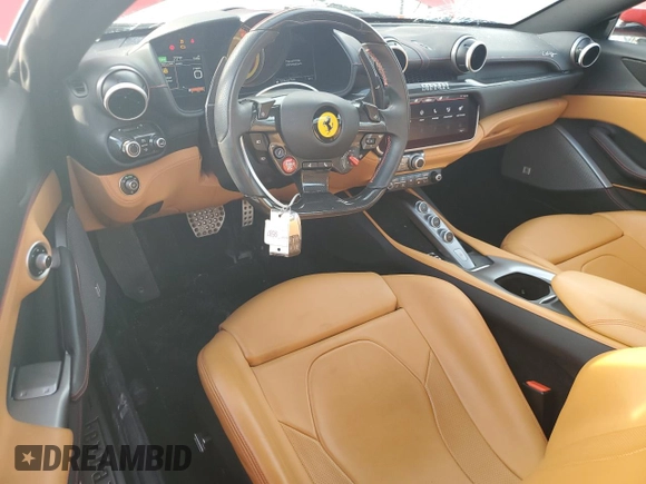 2019 Ferrari Portofino z VIN ZFF89FPA7K0241990, wystawiony jako Copart lot #87166084 z przebiegiem 5445 mil mil oraz Szkody całkowita. Historia ofert i sprzedaży dostępna na DreamBid. Obrazek 8.