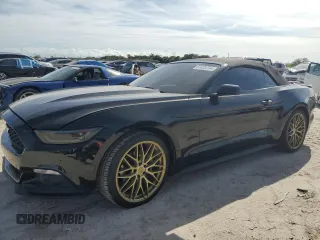 2017 Ford Mustang V6 with VIN 1FATP8EM2H5247804, listed as a Copart auction lot 87425734 with 109,779 mi miles and Salvage Title. Bid and sale history available at carsss.com. Image 1.