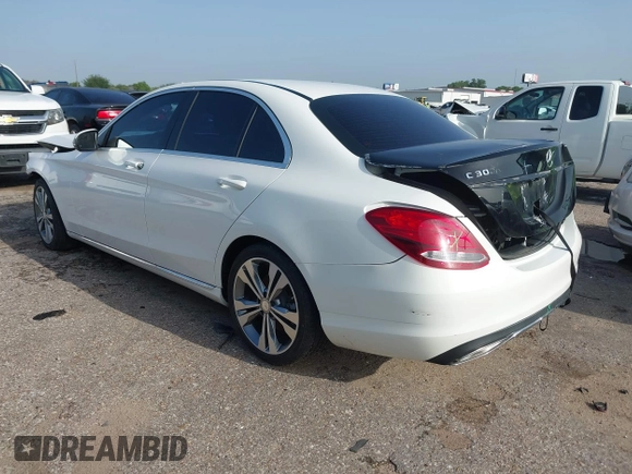 2017 Mercedes-Benz C 300 with VIN 55SWF4JB7HU227889, listed as a IAAI auction lot 42624242 with 44,618 mi miles and . Bid and sale history available at DreamBid. Image 3.