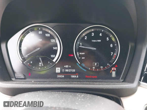 2021 BMW X1 xDrive28i with VIN WBXJG9C07M5U21337, listed as a IAAI auction lot 42590859 with 35,934 mi miles and . Bid and sale history available at DreamBid. Image 7.