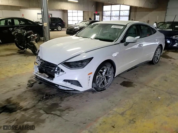 2023 Hyundai Sonata SEL with VIN KMHL64JA1PA335262, listed as a Copart auction lot 45699895 with 3,800 mi miles and Salvage Title. Bid and sale history available at carsss.com. Image 11.