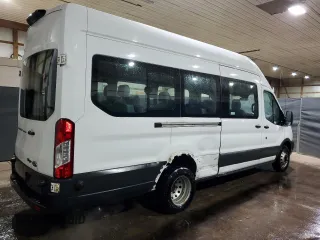 2018 Ford Transit Passenger XL with VIN 1FBVU4XM2JKA03650, listed as a Copart auction lot 46547195 with 108,821 mi miles and Salvage Title. Bid and sale history available at DreamBid. Image 3.