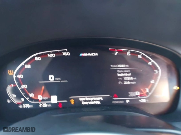 2021 BMW X4 M40i with VIN 5UX2V5C07M9H92332, listed as a IAAI auction lot 41466662 with 35,081 mi miles. Bid and sale history available at carsss.com. Image 15.