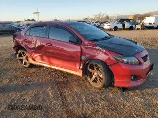 2009 Toyota Corolla XRS with VIN 1NXBE40E09Z159860, listed as a Copart auction lot 42563605 with 183,694 mi miles and Salvage Title. Bid and sale history available at carsss.com. Image 4.