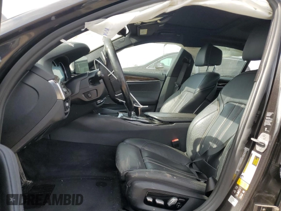 2018 BMW 5 Series 540i xDrive with VIN WBAJE7C51JWC56846, listed as a Copart auction lot 55692525 with Not provided miles and Salvage title. Bid and sale history available at DreamBid. Image 7.