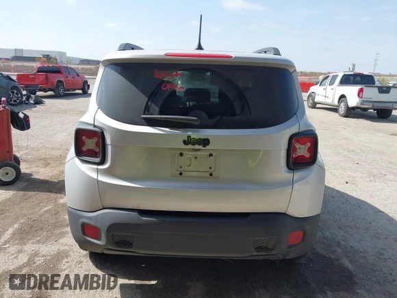 2017 Jeep Renegade Latitude with VIN ZACCJABB9HPF14286, listed as a IAAI auction lot 42042956 with 79,521 mi miles. Bid and sale history available at carsss.com. Image 16.