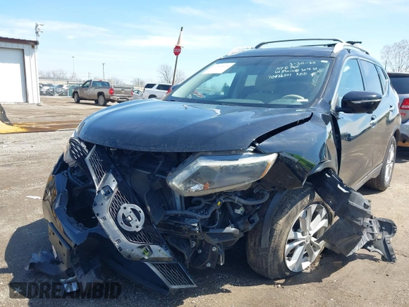 2015 Nissan Rogue SL with VIN 5N1AT2MV0FC767735, listed as a IAAI auction lot 41952625 with 134,870 mi miles and . Bid and sale history available at carsss.com. Image 6.