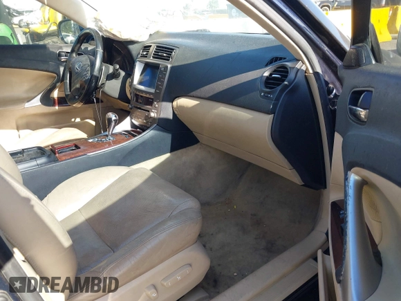2006 Lexus IS 250 with VIN JTHCK262065003437, listed as a IAAI auction lot 42335524 with 171,627 mi miles and . Bid and sale history available at DreamBid. Image 5.