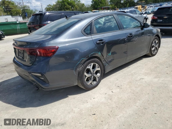2021 Kia Forte LXS with VIN 3KPF24AD1ME319501, listed as a Copart auction lot 48597615 with 85,541 mi miles and Salvage Title. Bid and sale history available at carsss.com. Image 3.