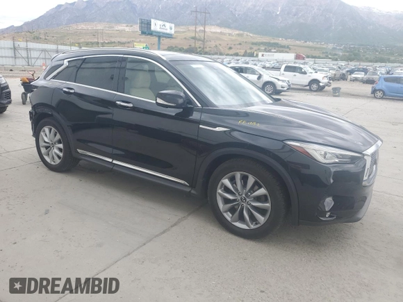 2019 Infiniti QX50 Essential z VIN 3PCAJ5M13KF122020, wystawiony jako Copart lot #57362995 z przebiegiem 106 361 mil mil oraz Szkoda całkowita • Salvage title. Historia ofert i sprzedaży dostępna na DreamBid. Obrazek 4.