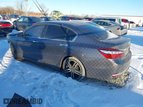 2016 Honda Accord Sport with VIN 1HGCR2F50GA042885, listed as a IAAI auction lot 41295382 with 115,362 mi miles and . Bid and sale history available at DreamBid. Image 3.