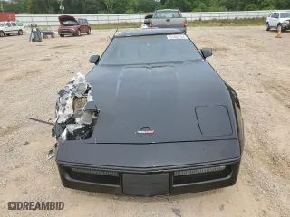 1987 Chevrolet Corvette with VIN 1G1YY2184H5127207, listed as a Copart auction lot 53497164 with 0 mi miles and Salvage Title. Bid and sale history available at carsss.com. Image 5.