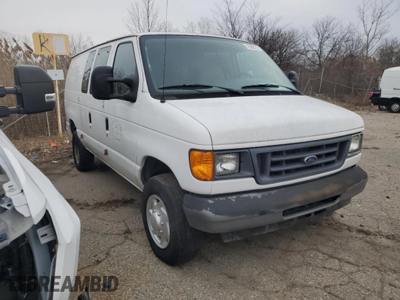 2007 Ford Econoline Cargo with VIN 1FTSE34L17DA94456, listed as a Copart auction lot 88156625 with 20,594 mi miles and Clean Title. Bid and sale history available at carsss.com. Image 4.
