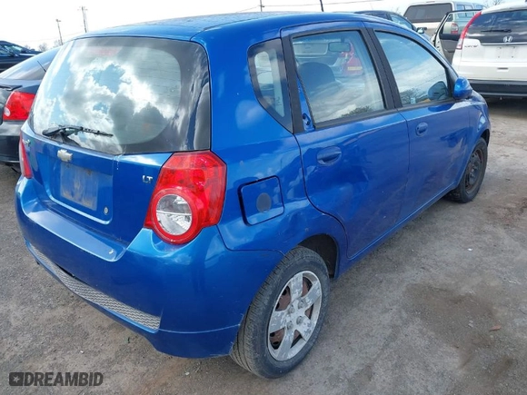 2010 Chevrolet Aveo LT w/1LT with VIN KL1TD6DEXAB117480, listed as a IAAI auction lot 41938191 with 146,776 mi miles. Bid and sale history available at carsss.com. Image 4.