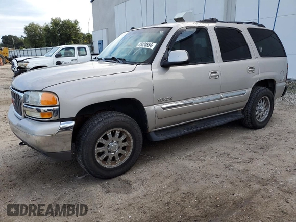 2005 GMC Yukon SLT with VIN 1GKEK13T95J198756, listed as a Copart auction lot 75024854 with 224,615 mi miles and Salvage Title. Bid and sale history available at carsss.com. Image 1.