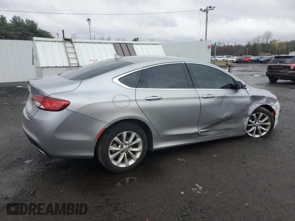 2015 Chrysler 200 C with VIN 1C3CCCCG7FN647042, listed as a Copart auction lot 51930455 with 148,966 mi miles and Salvage Title. Bid and sale history available at carsss.com. Image 3.