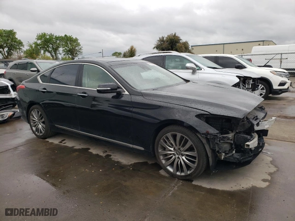 2015 Hyundai Genesis 5.0L with VIN KMHGN4JFXFU027861, listed as a Copart auction lot 51338245 with 175,331 mi miles and Salvage Title. Bid and sale history available at carsss.com. Image 4.