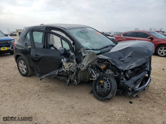 2020 Chevrolet Trax LS with VIN 3GNCJKSB6LL297357, listed as a Copart auction lot 45782795 with 54,278 mi miles and Salvage Title. Bid and sale history available at carsss.com. Image 4.