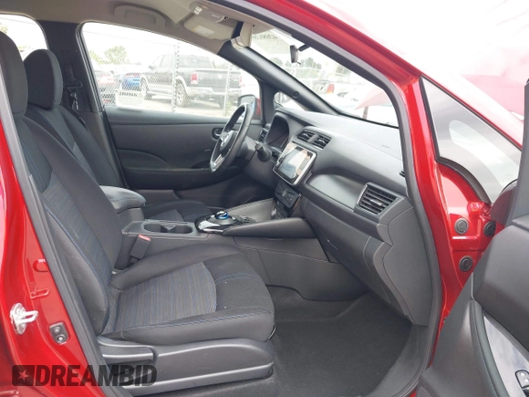 2022 Nissan LEAF SV with VIN 1N4AZ1CV8NC563090, listed as a IAAI auction lot 42086289 with 24,215 mi miles and . Bid and sale history available at DreamBid. Image 5.