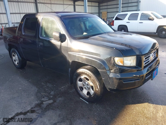 2007 Honda Ridgeline RT with VIN 2HJYK162X7H549735, listed as a IAAI auction lot 41635114 with 155,917 mi miles. Bid and sale history available at carsss.com. Image 1.