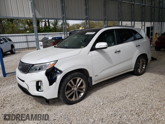 2015 Kia Sorento SX Limited with VIN 5XYKWDA7XFG650550, listed as a Copart auction lot 54193735 with 139,101 mi miles and Clean Title. Bid and sale history available at carsss.com. Image 1.