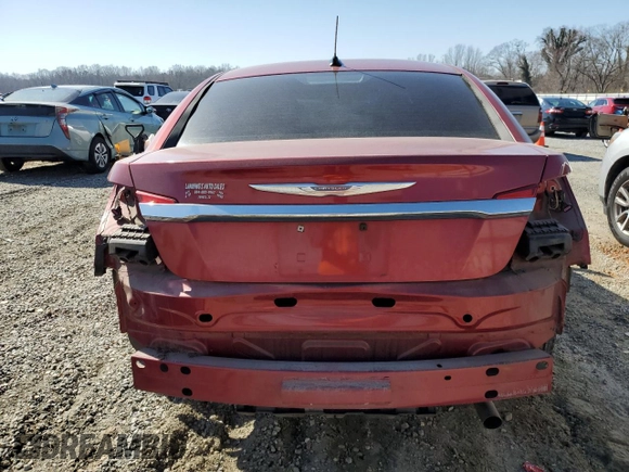 2012 Chrysler 200 Touring with VIN 1C3CCBBB3CN166801, listed as a Copart auction lot 46130995 with 86,045 mi miles and Salvage Title. Bid and sale history available at DreamBid. Image 6.