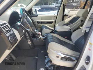 2012 Land Rover Range Rover SC Autobiography with VIN SALMP1E45CA369698, listed as a Copart auction lot 65983495 with 84,438 mi miles and Salvage title. Bid and sale history available at DreamBid. Image 7.