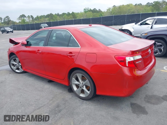 2012 Toyota Camry SE with VIN 4T1BK1FK9CU514729, listed as a IAAI auction lot 41899624 with 153,460 mi miles. Bid and sale history available at carsss.com. Image 3.