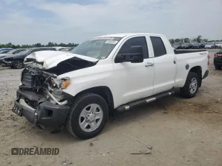 2019 Toyota Tundra SR with VIN 5TFRM5F17KX142574, listed as a Copart auction lot 55466305 with 132,927 mi miles and Salvage title. Bid and sale history available at DreamBid. Image 1.