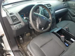 2016 Ford Utility Police Interceptor with VIN 1FM5K8AR6GGD31450, listed as a Copart auction lot 74237674 with 51,949 mi miles and Salvage Title. Bid and sale history available at carsss.com. Image 8.