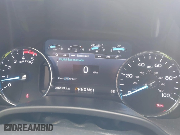 2019 Ford F-250 XL with VIN 1FT7W2BT2KEE43529, listed as a IAAI auction lot 42049216 with 55,199 mi miles and . Bid and sale history available at DreamBid. Image 7.