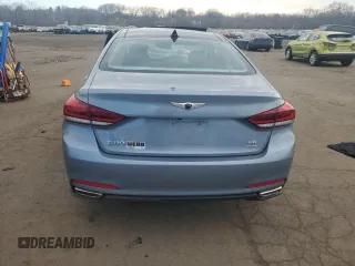 2017 Genesis G80 3.8L with VIN KMHGN4JE5HU204634, listed as a Copart auction lot 50973365 with Not Provided miles and Salvage Title. Bid and sale history available at carsss.com. Image 6.