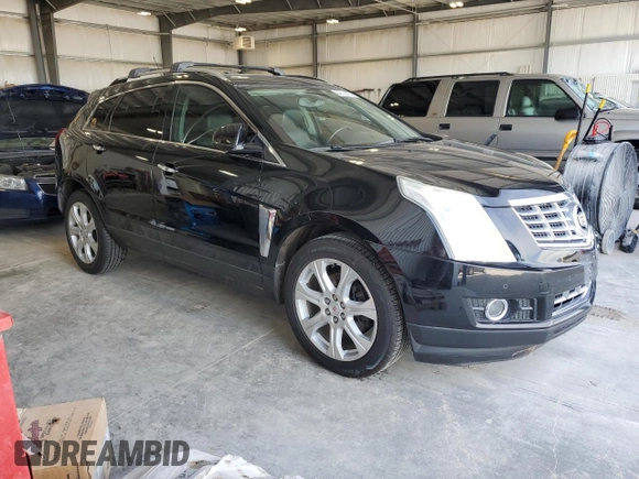 2015 Cadillac SRX Performance Collection with VIN 3GYFNCE34FS631491, listed as a Copart auction lot 64109575 with 102,763 mi miles and Salvage title. Bid and sale history available at DreamBid. Image 4.