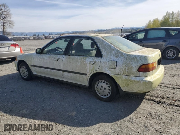 1992 Honda Civic z VIN 1HGEG8655NL072855, wystawiony jako Copart lot #53255425 z przebiegiem 217 200 mil mil oraz Czysty tytuł • Clean title. Historia ofert i sprzedaży dostępna na DreamBid. Obrazek 2.