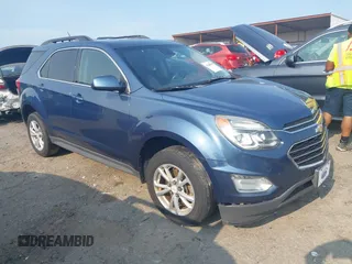 2016 Chevrolet Equinox LT z VIN 2GNALCEK2G6187645, wystawiony jako IAAI lot #42389558 z przebiegiem 215 970 mil mil oraz . Historia ofert i sprzedaży dostępna na DreamBid. Obrazek 1.