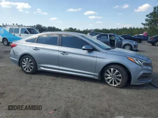 2015 Hyundai Sonata Limited with VIN 5NPE34AF6FH134837, listed as a Copart auction lot 52138205 with Not Provided miles and Clean Title. Bid and sale history available at carsss.com. Image 4.
