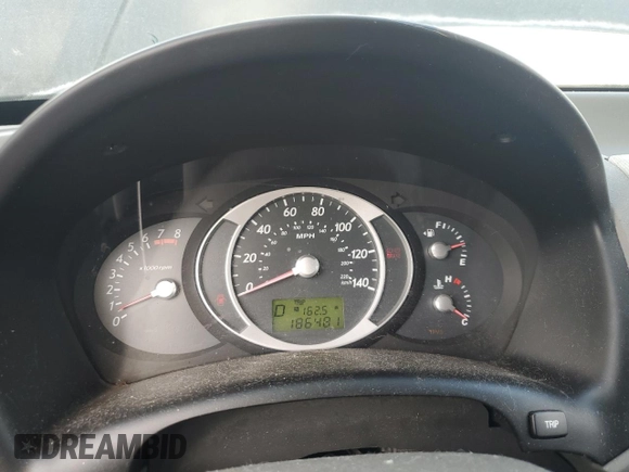 2007 Hyundai Tucson SE with VIN KM8JN12D57U476898, listed as a Copart auction lot 47777985 with 186,481 mi miles and Clean Title. Bid and sale history available at carsss.com. Image 9.