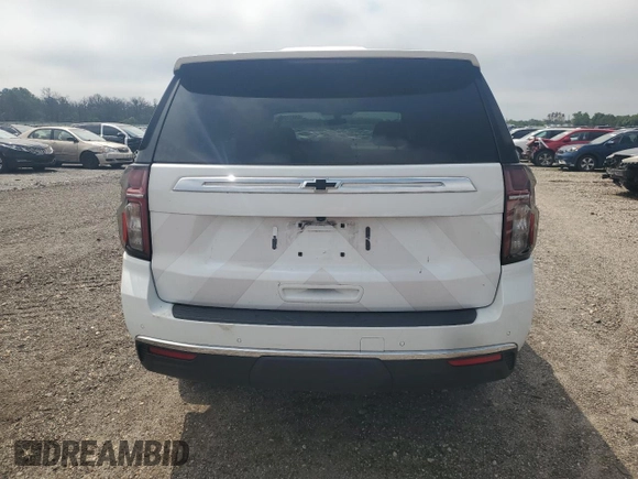 2021 Chevrolet Tahoe Commercial with VIN 1GNSKLED5MR346070, listed as a Copart auction lot 61822265 with 56,775 mi miles and Salvage title. Bid and sale history available at DreamBid. Image 6.
