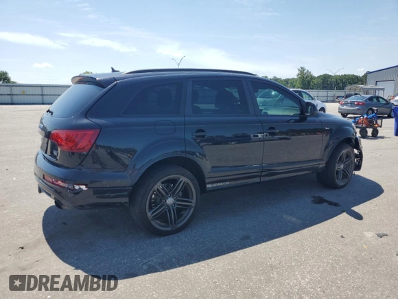 2015 Audi Q7 S line Prestige with VIN WA1DGAFE6FD021100, listed as a Copart auction lot 60228105 with 124,955 mi miles and Salvage title. Bid and sale history available at DreamBid. Image 3.