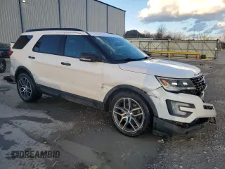 2017 Ford Explorer Sport with VIN 1FM5K8GT5HGE28224, listed as a Copart auction lot 47122765 with 125,506 mi miles and Non Repairable. Bid and sale history available at carsss.com. Image 4.